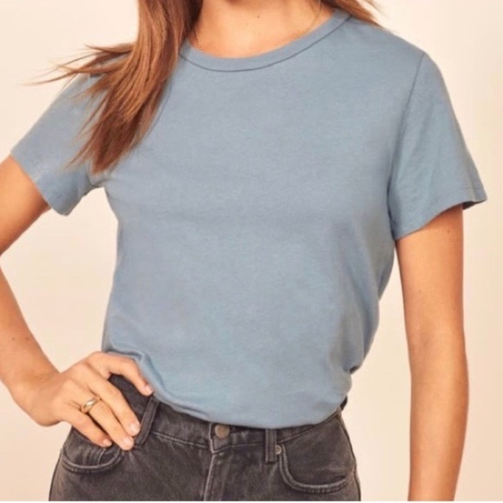 NWT Reformation Perfect Vintage Tee in Quartz